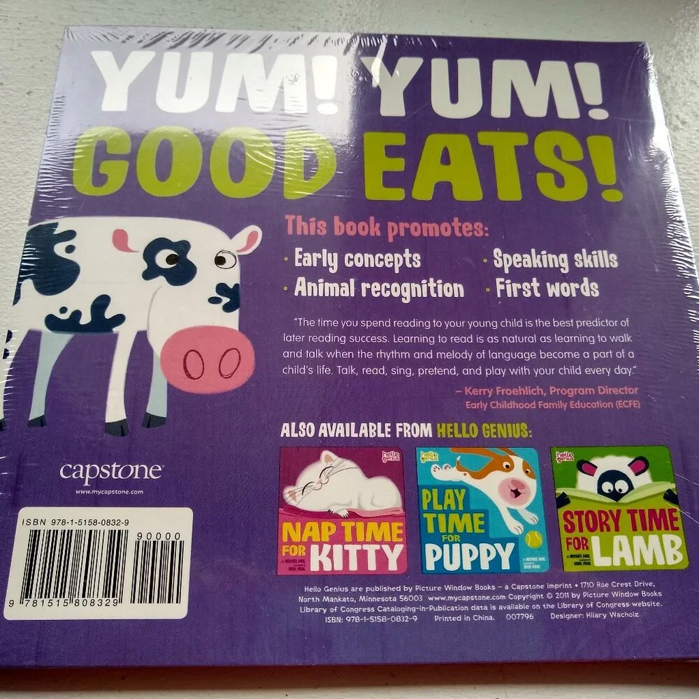 Story Time for Lamb, Nap time, Play time, Yum, yum good to eat by Michael Dahl